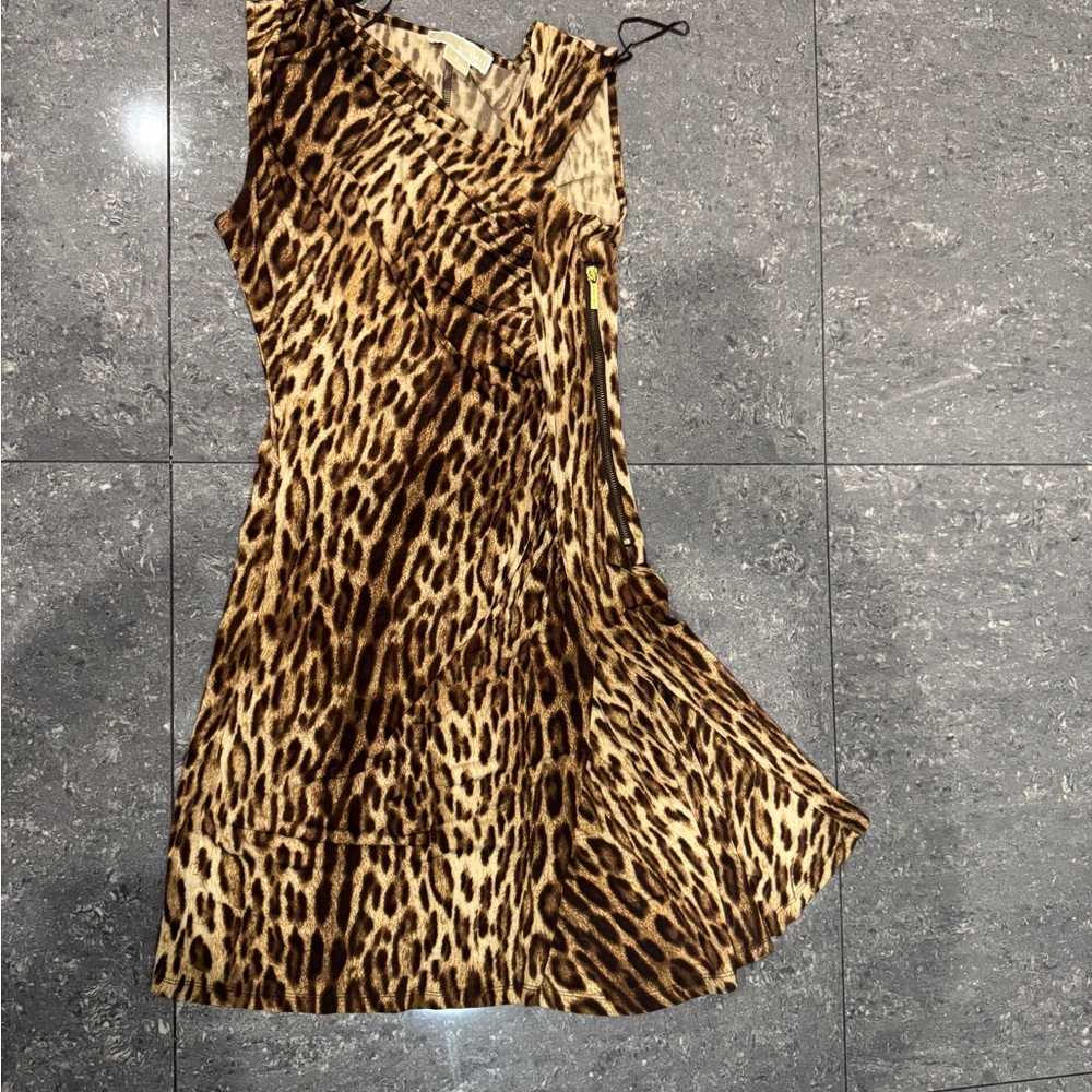 Michael Kors Animal Print Mini Dress